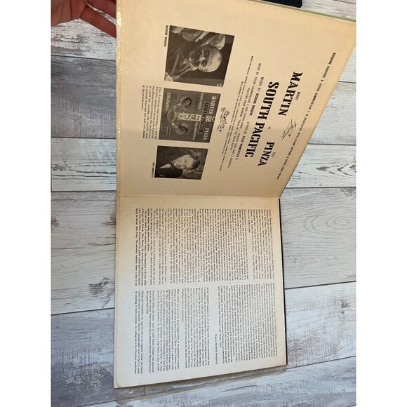 Mary Martin & Ezio Pinza South Pacific LP Vinyl Record  Original Broadway Cast - Picture 3 of 6